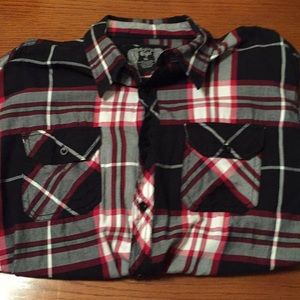 Eighty Eight XL Red and Black Long Sleeved Shirt